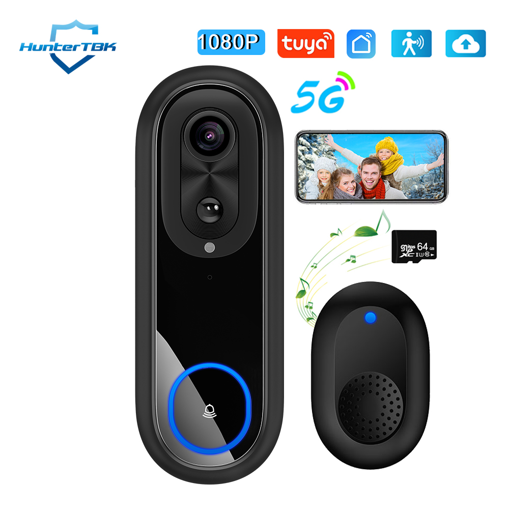 Smart Doorbell Wired - 5G 2,4G Wi-Fi видео дверной звонок