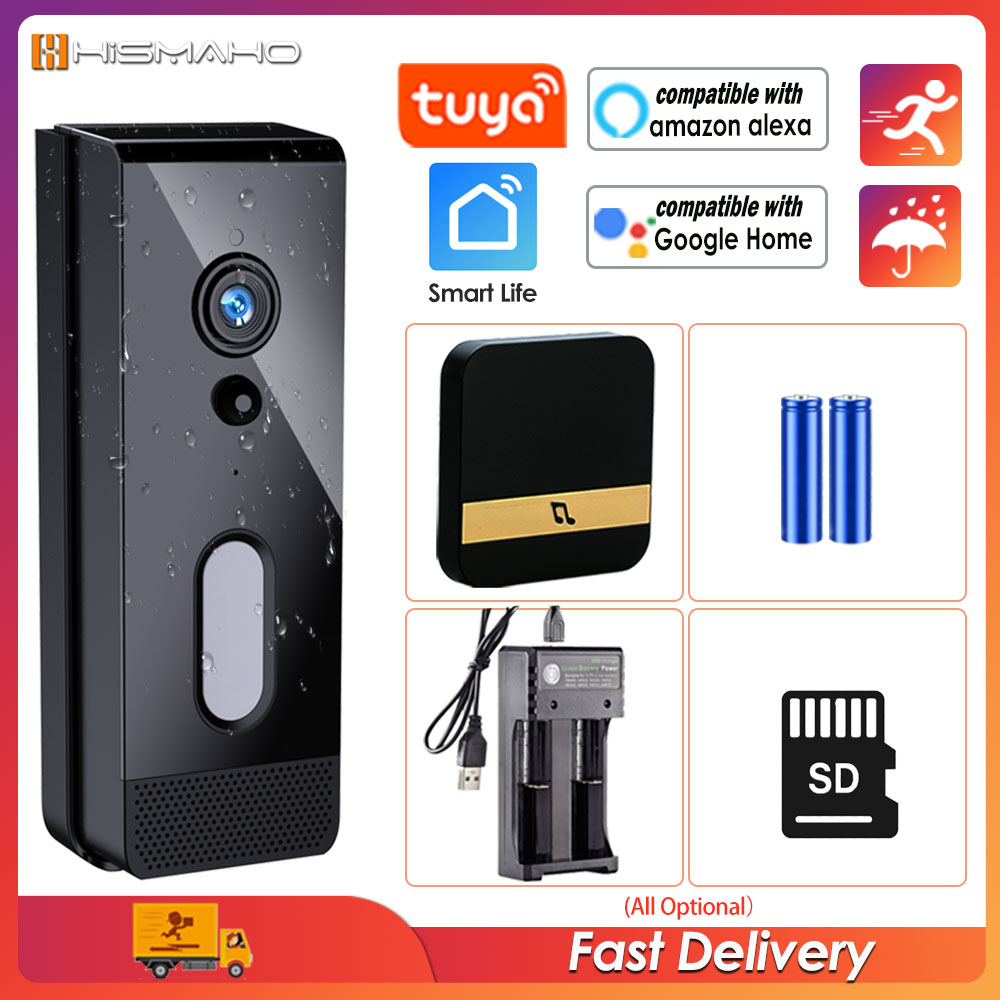 Smart Doorbell Wired - Tuya WiFi дверной звонок камера открытый
