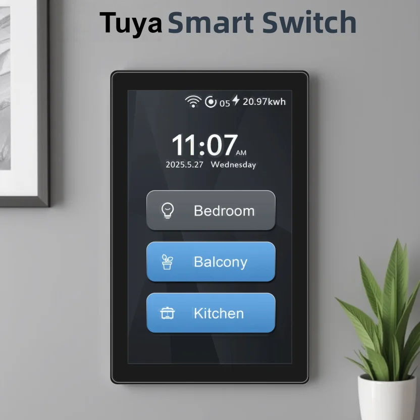Diy Home Automation System - Умные Wi-Fi выключатели Tuya EU 4x4