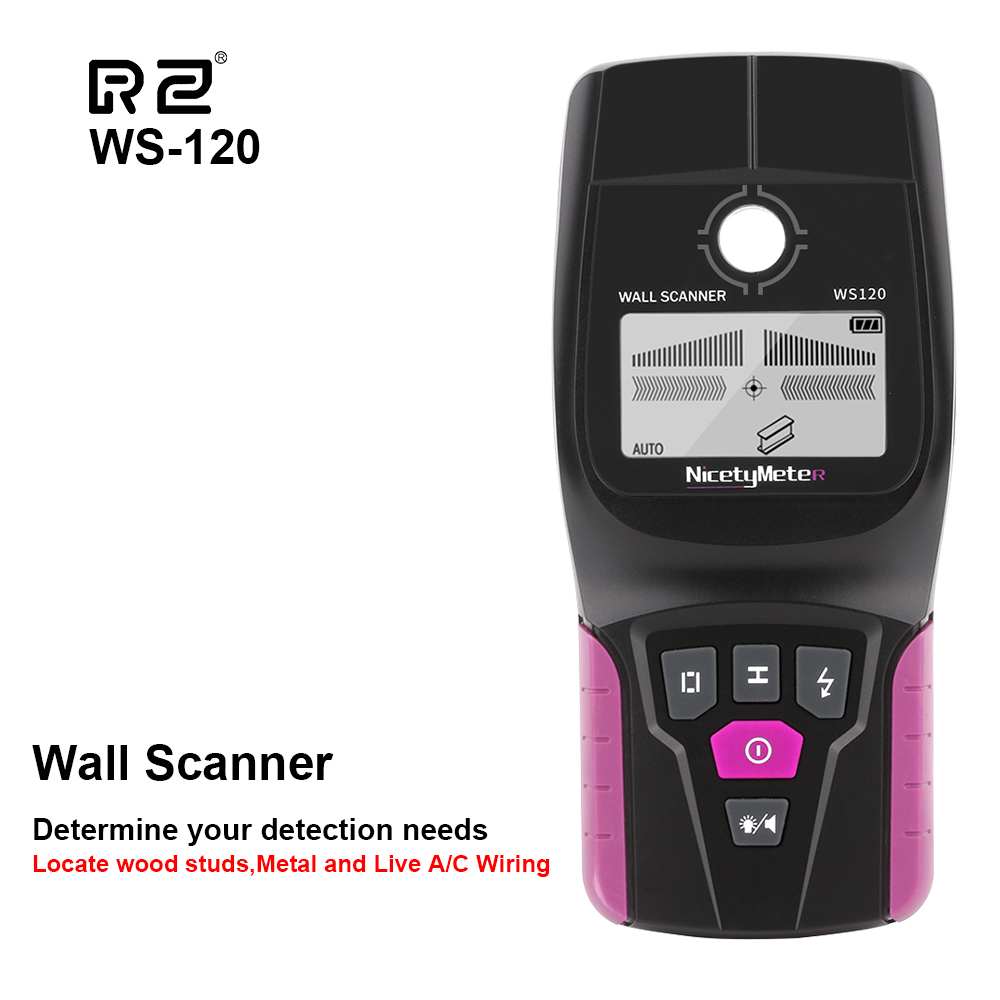 Water Leak Detector Wired - Настенный сканер RZ Многофункциональный настенный детектор