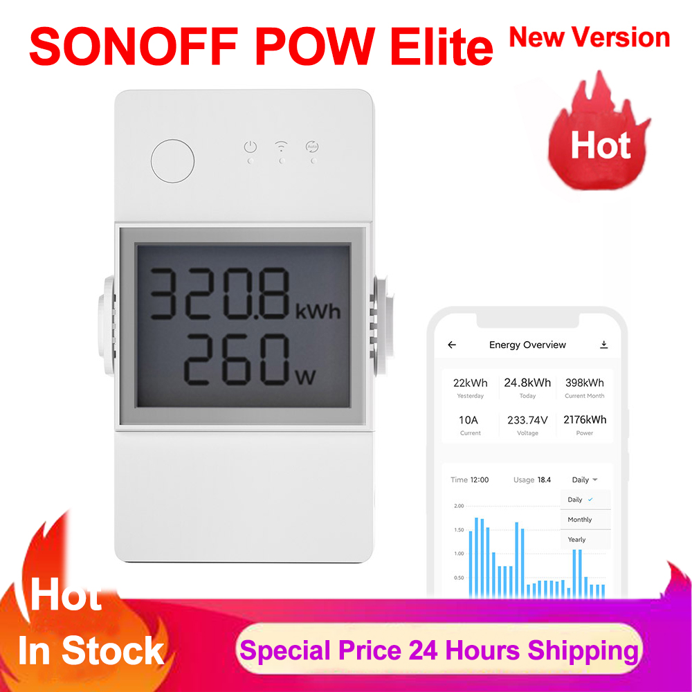 Sonoff Basic Switch - Интеллектуальный измеритель мощности SONOFF POW Elite