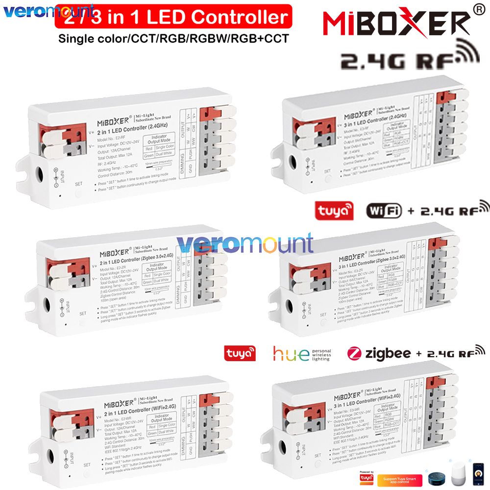 Zigbee Coordinator Stick - Контроллер LED MiBoxer 3-в-1/2-в-1 Zigbee+2.4G E2-ZR