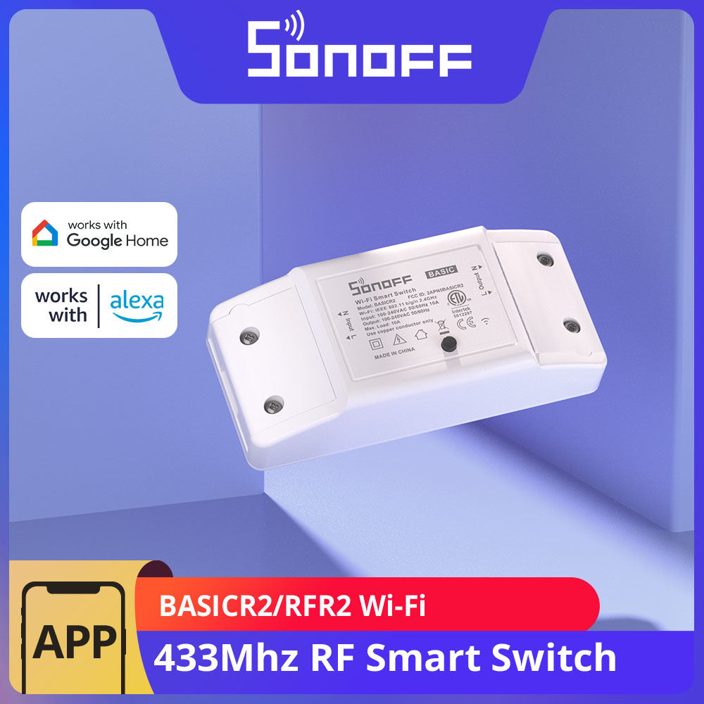 Sonoff Basic Switch - SONOFF BASICR2 RFR2 Wi-Fi 433 МГц