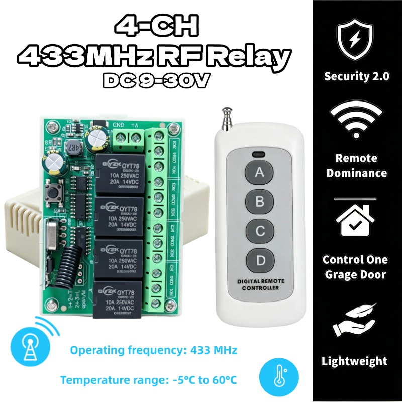 433Mhz Receiver Module - Универсальный беспроводной пульт дистанционного управления, модуль
