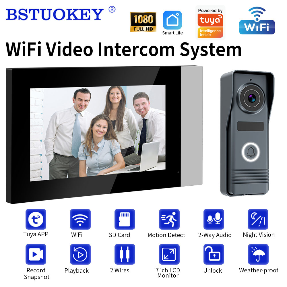 Двухпроводная Wi-Fi видеодомоф – обзор и цена Smart Doorbell Wired