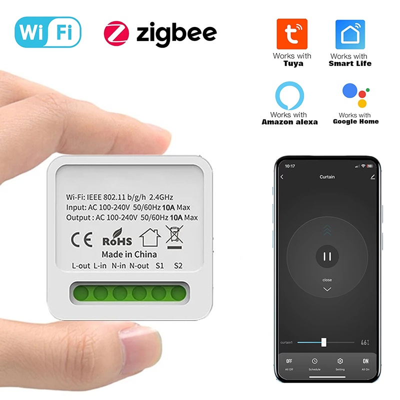 Tuya 16A Мини Wi-Fi Смарт-пере – обзор и цена Diy Home Automation Controller