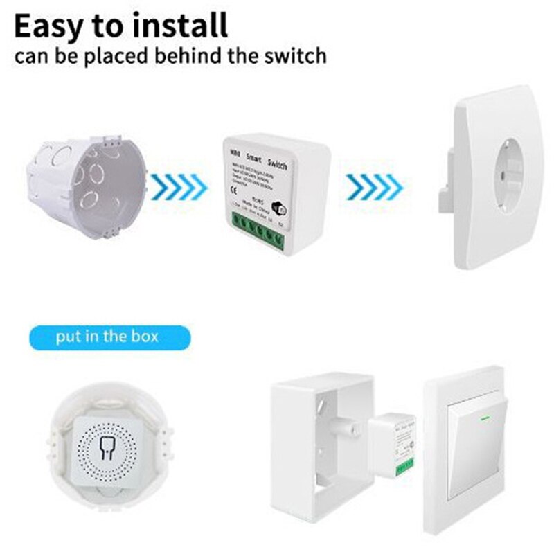 Tuya 16A Мини Wi-Fi Смарт-пере – обзор и цена Diy Home Automation Controller