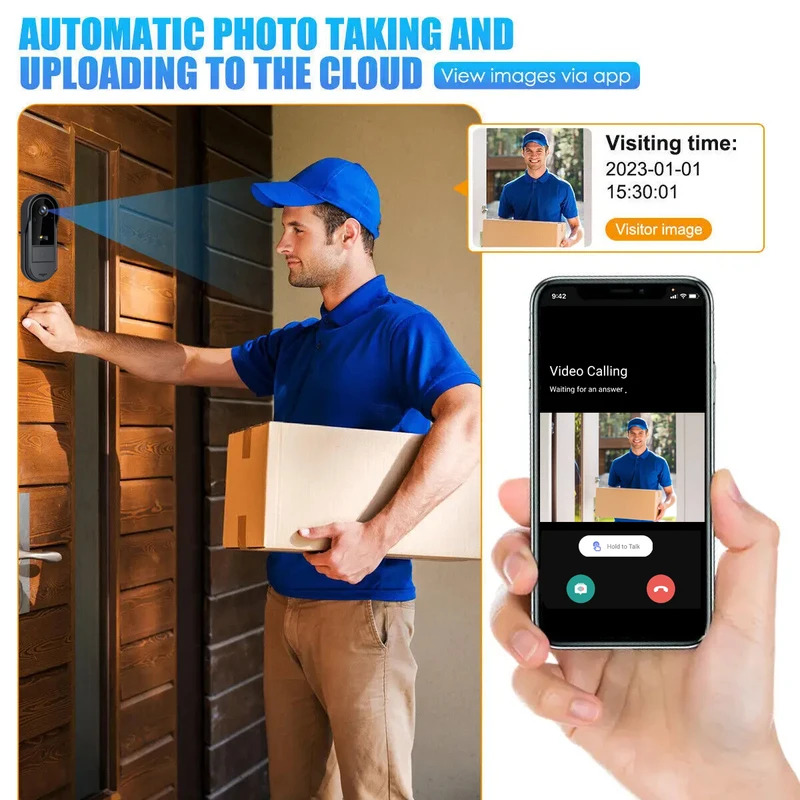 Дверной звонок Tuya WiFi, двус – обзор и цена Smart Doorbell Wired