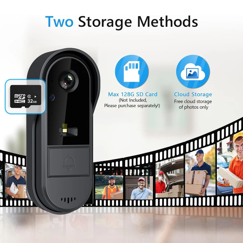 Дверной звонок Tuya WiFi, двус – обзор и цена Smart Doorbell Wired
