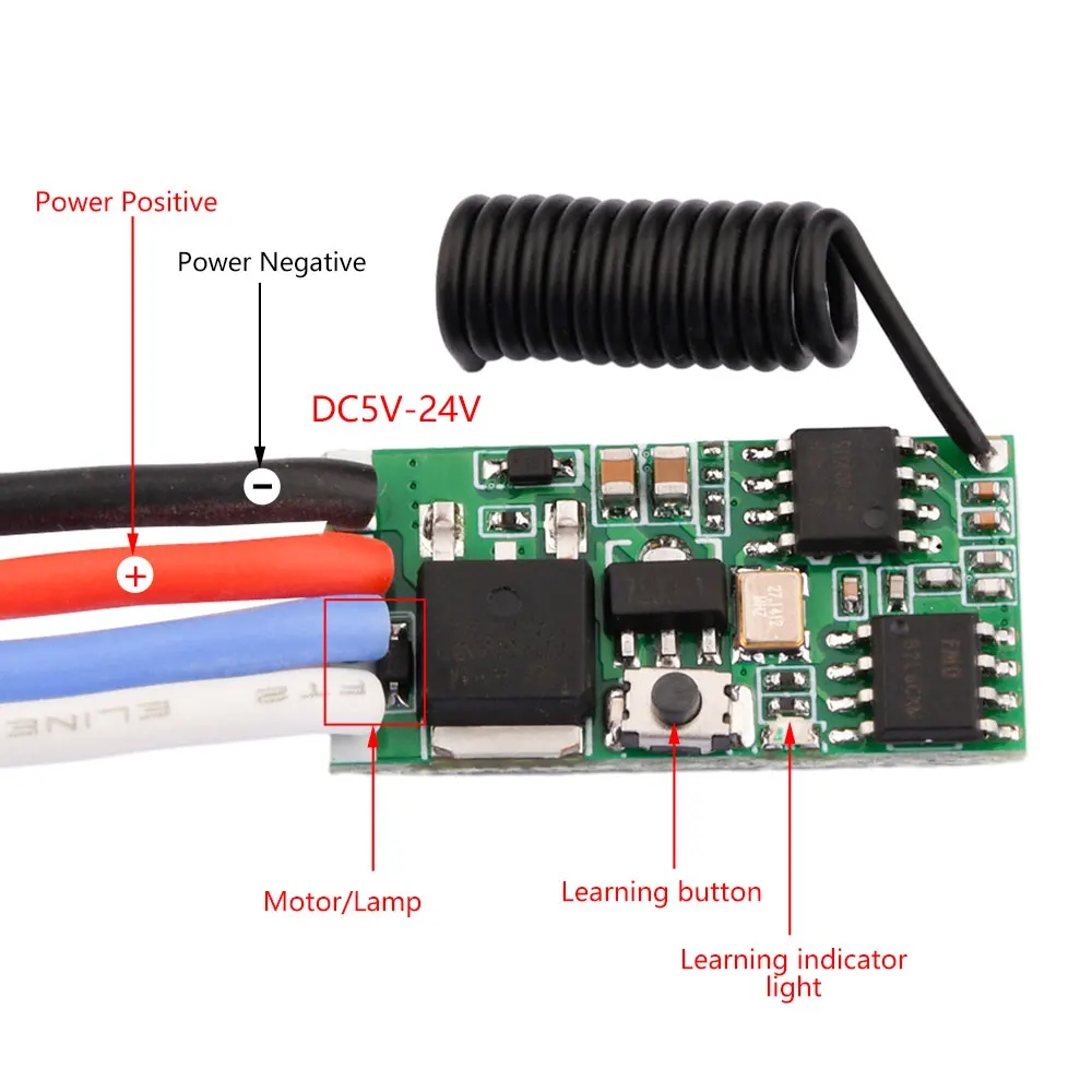 Миниатюрный беспроводной радио – обзор и цена 433Mhz Receiver Module