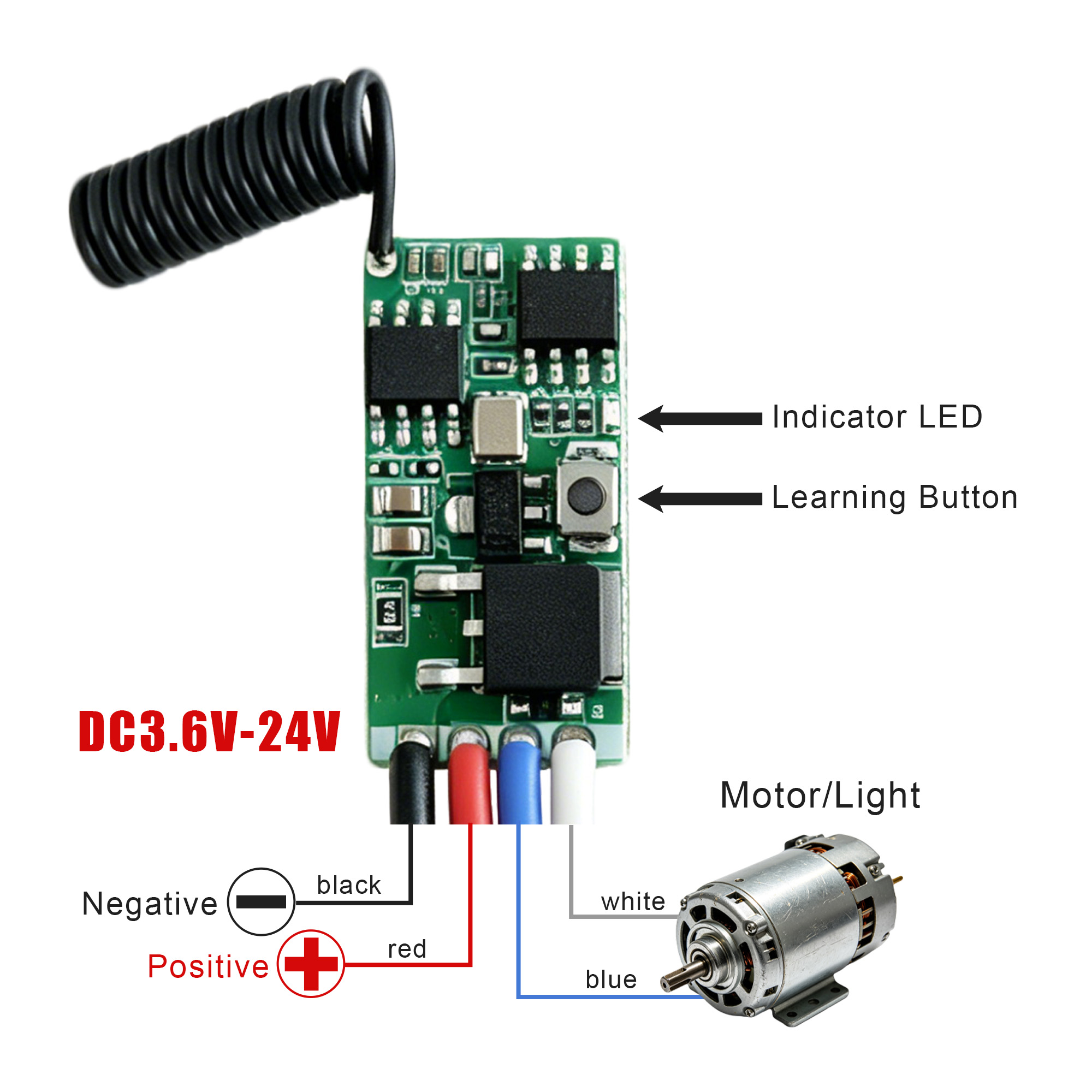 Миниатюрный беспроводной радио – обзор и цена 433Mhz Receiver Module