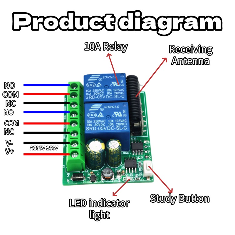 Контроллер двигателя с радиоуп – обзор и цена 433Mhz Receiver Module