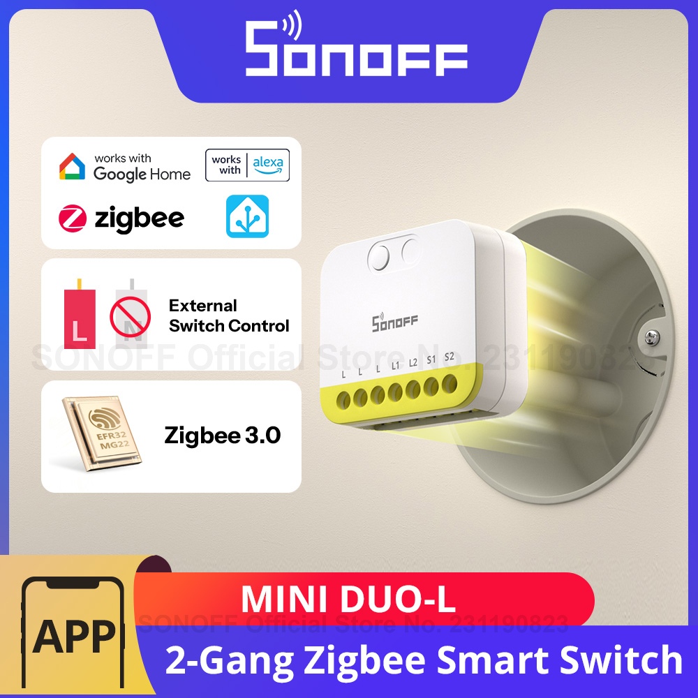 SONOFF MINI DUO-L 2-канальный  – обзор и цена Sonoff Basic Switch