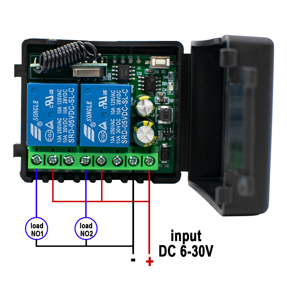1-10 шт. 2-канальный 433 МГц р – обзор и цена 433Mhz Receiver Module