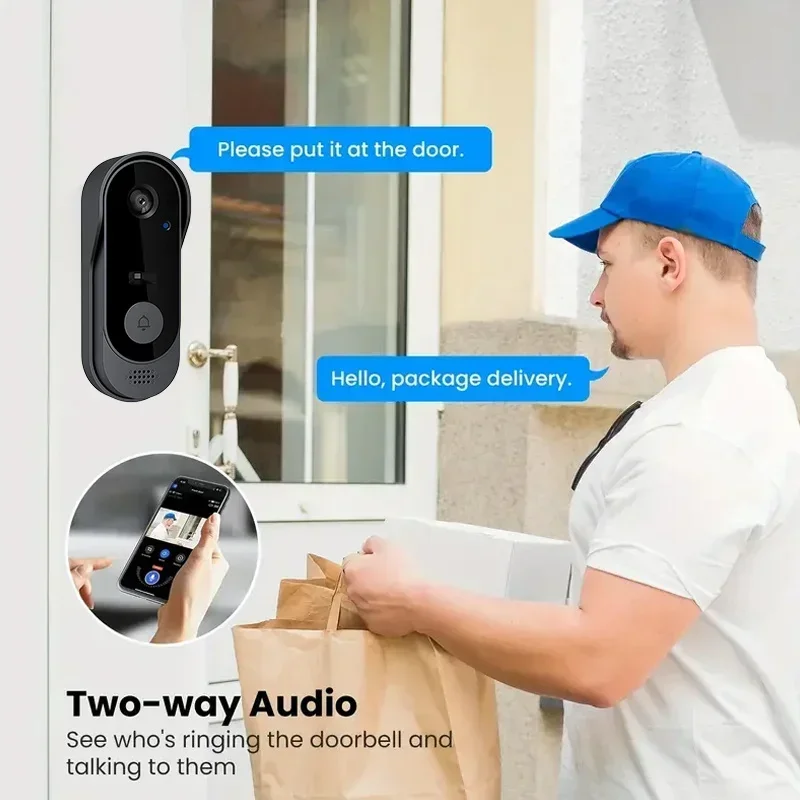 Беспроводная HD-видеокамера дл – обзор и цена Smart Doorbell Wired