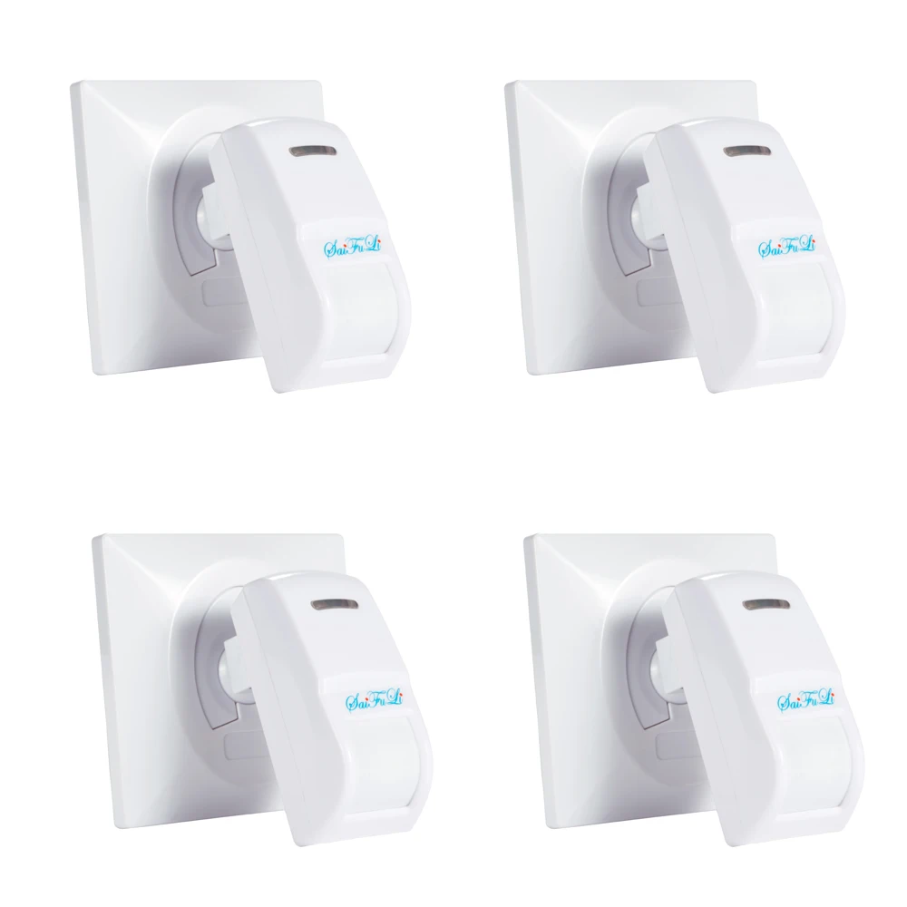 4 шт. проводной инфракрасный д – обзор и цена Motion Sensor Pir Wired