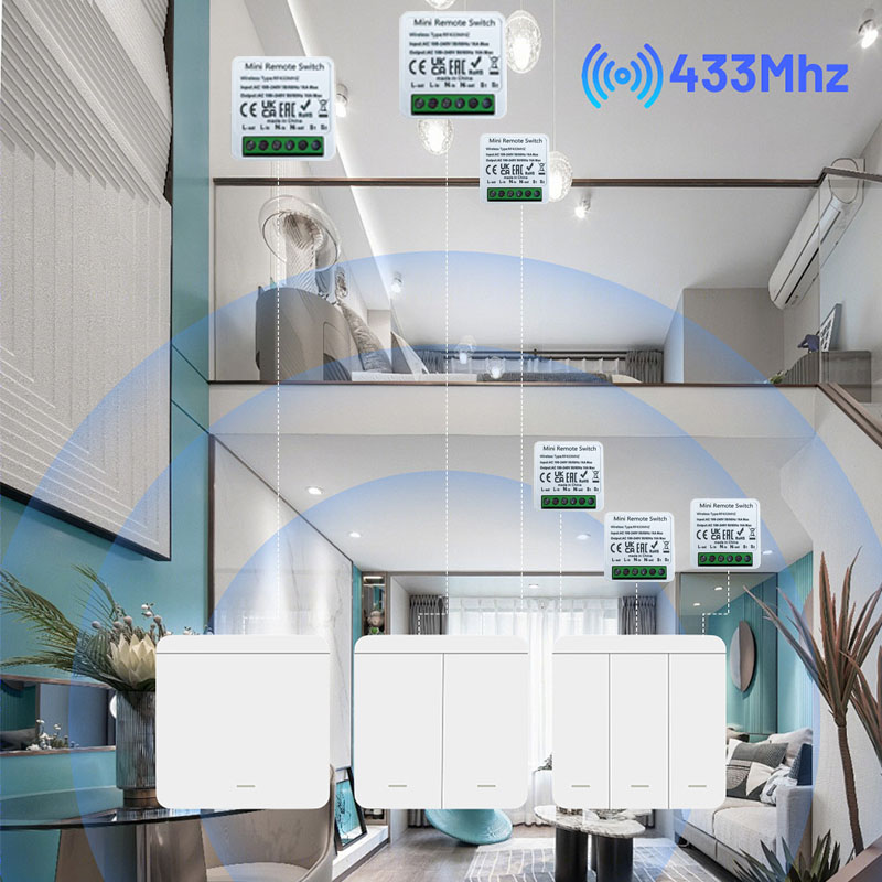 RF 433 МГц Smart DIY Беспровод – обзор и цена Diy Home Automation System