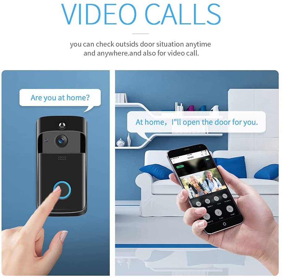 Видео дверной звонок, камера H – обзор и цена Smart Doorbell Wired