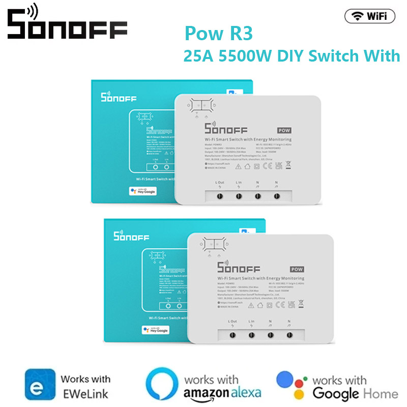 SONOFF POW POWR3/Powr316/POWR3 – обзор и цена Sonoff Basic Switch