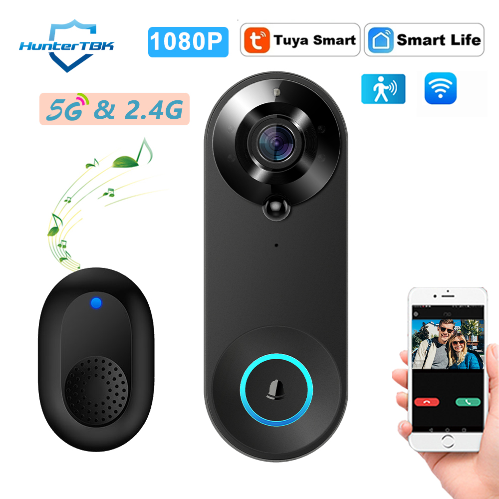 Видеодомофон 5G/2.4G WiFi с бе – обзор и цена Smart Doorbell Wired