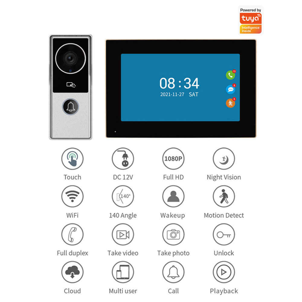 Видеодомофонная система Wi-Fi  – обзор и цена Smart Doorbell Wired