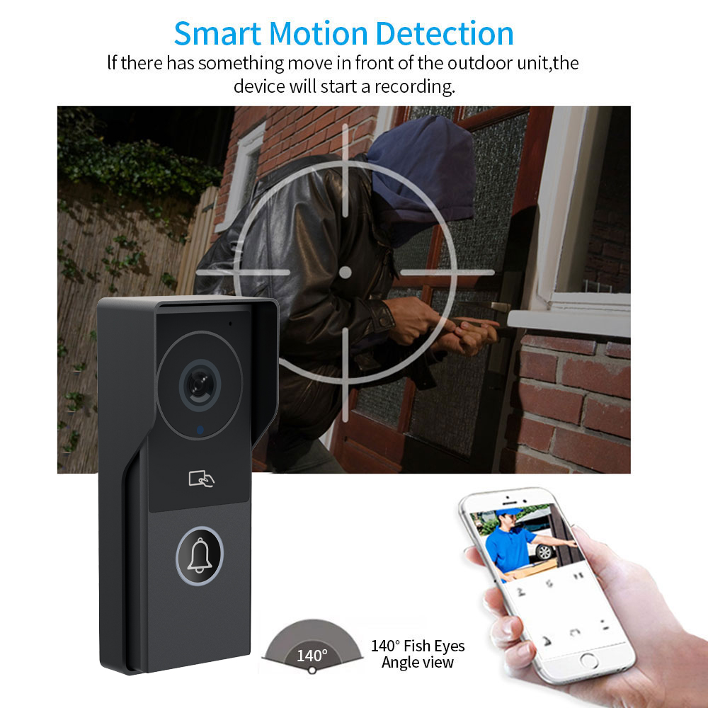 Видеодомофонная система Wi-Fi  – обзор и цена Smart Doorbell Wired