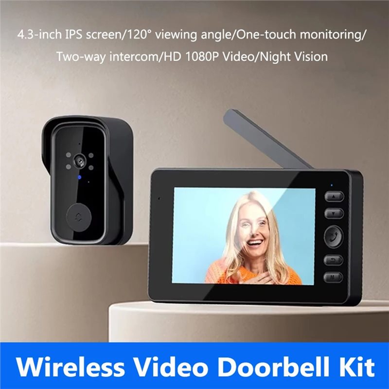 T81C! Беспроводной видеодомофо – обзор и цена Smart Doorbell Wired