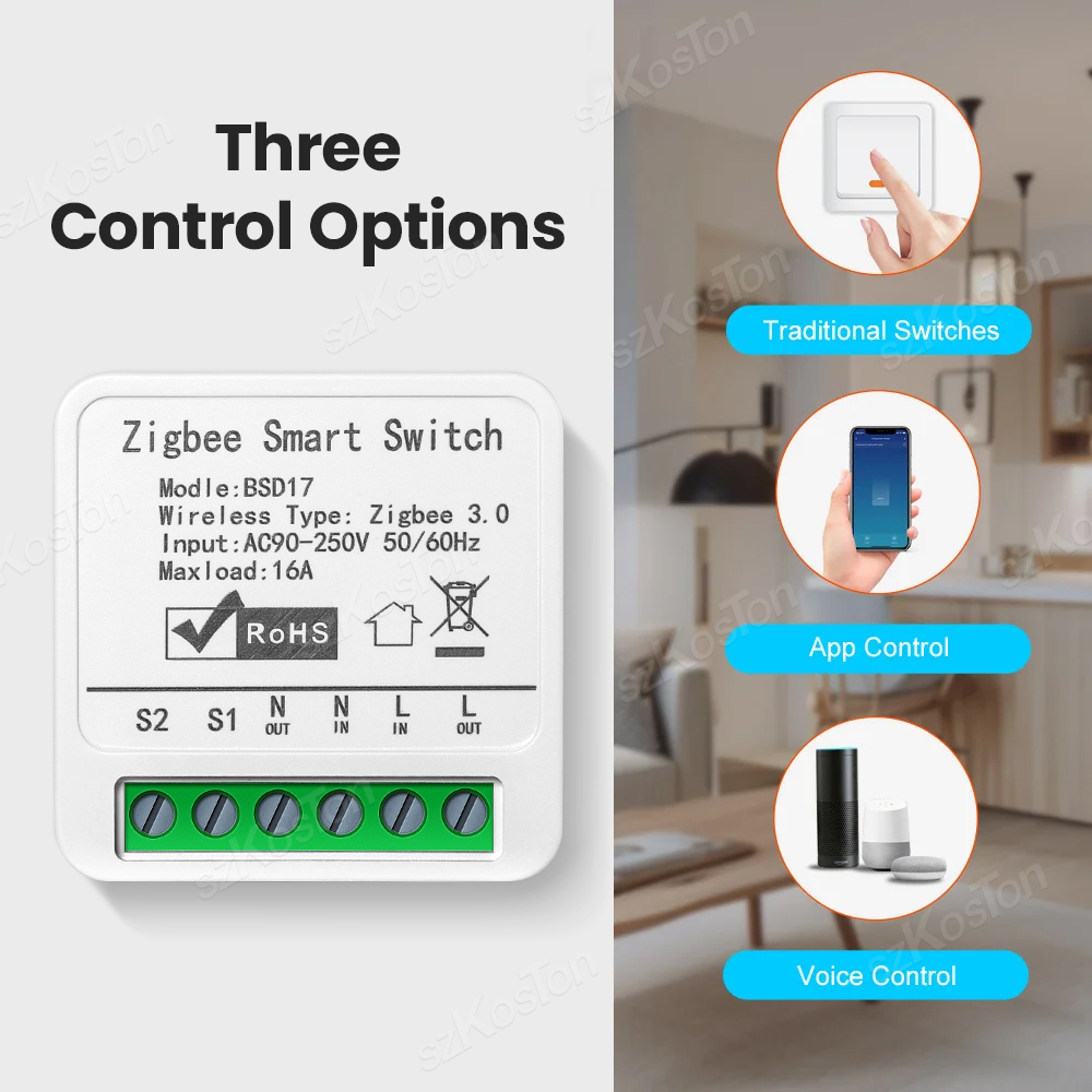16A Tuya ZigBee Модуль умного  – обзор и цена Diy Home Automation Hub